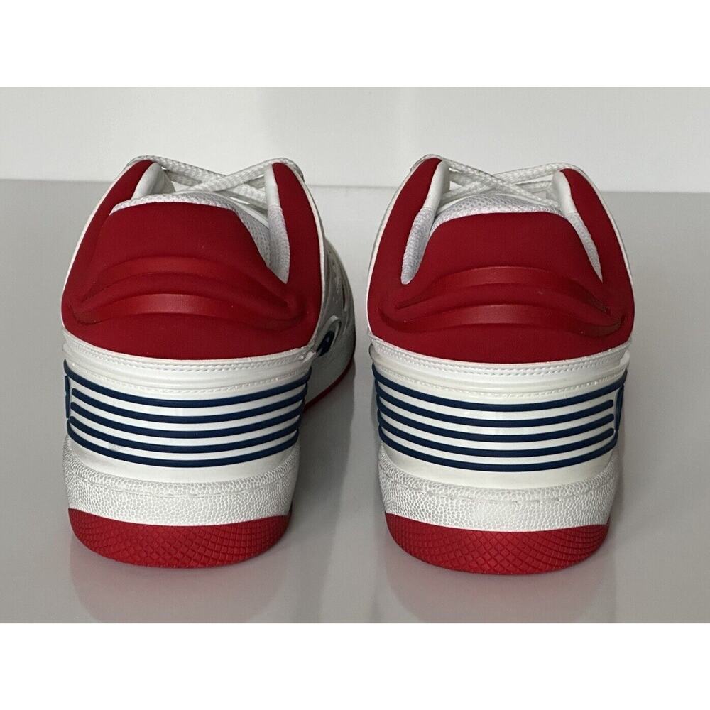 Gucci Men's Low-top White/Red Leather Sneakers 11.5 US (Gucci 11G) 697882 NIB IT - Picture 9 of 14